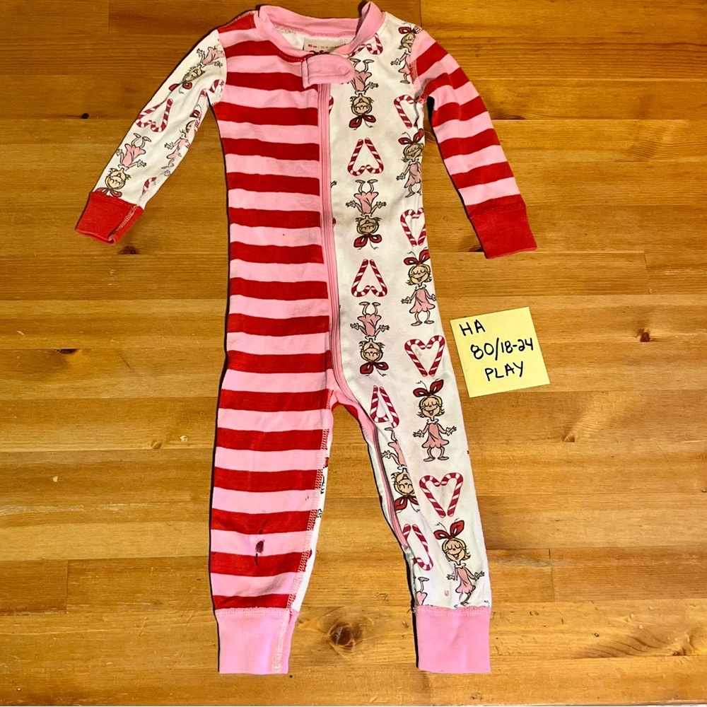 Dr. Suess Grinch Baby Zip Sleeper